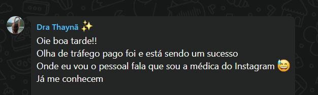"Sou a médica do Instagram"